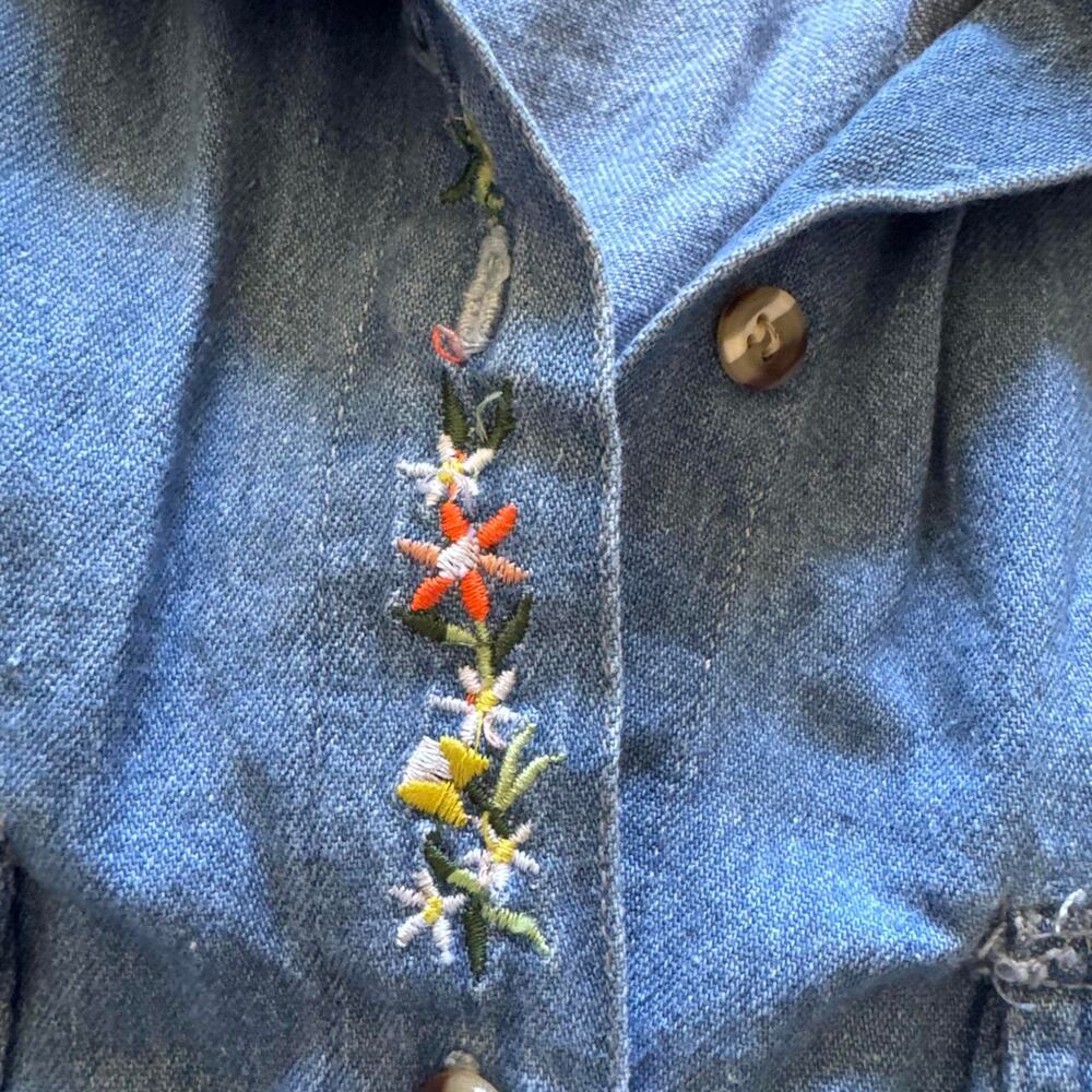 Whistles blue denim vest with - Picture 5 of 5